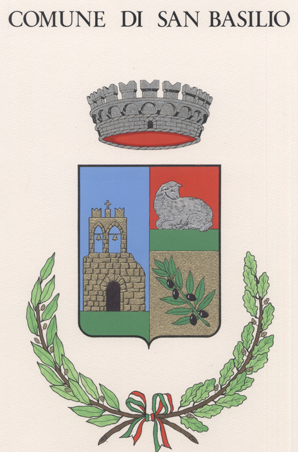 Emblema del Comune di San Basilio (Cagliari)